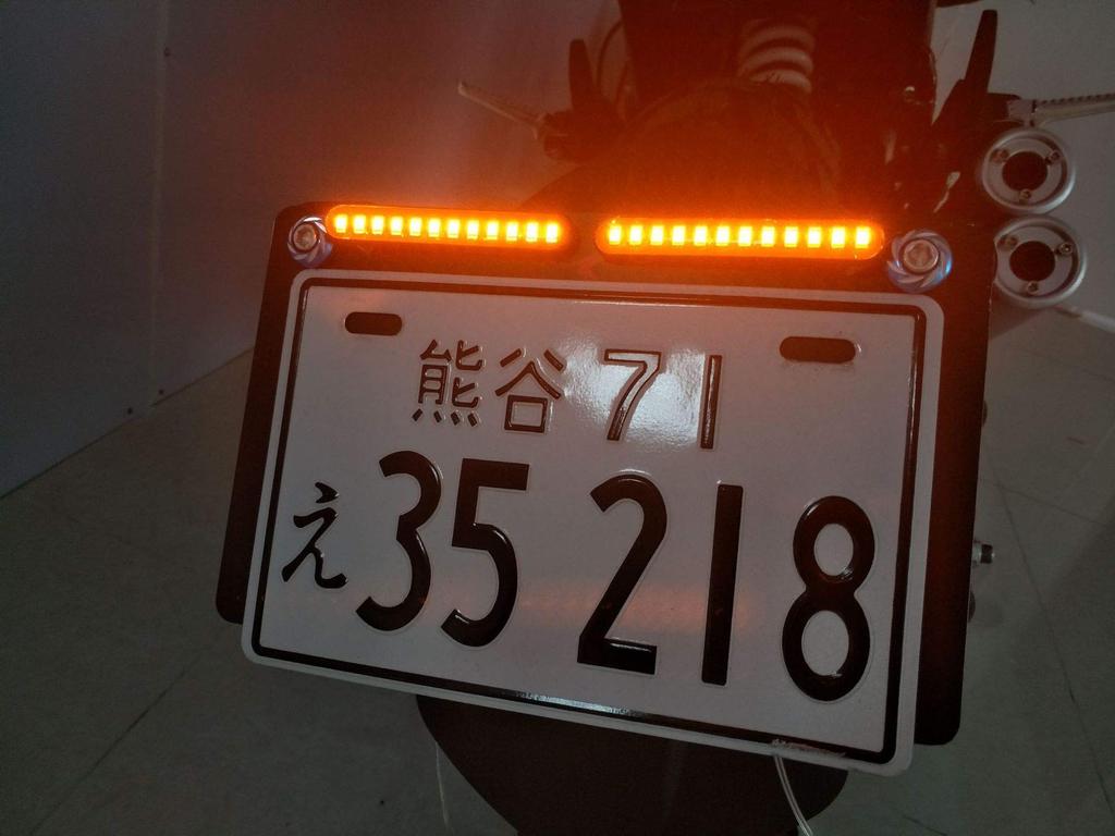 NAKOBO Светодиодный указатель поворота мотоцикла Универсальный стик Лампа подсветки номера Плюс Лампа подсветки поворотов Динамический