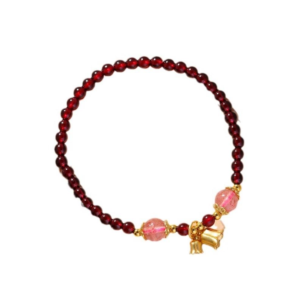 Браслет-подвеска 'Тыква-удача' с бусинами-рыбками, браслеты-банглы, браслет с красными бусинами для создания образа, подарок