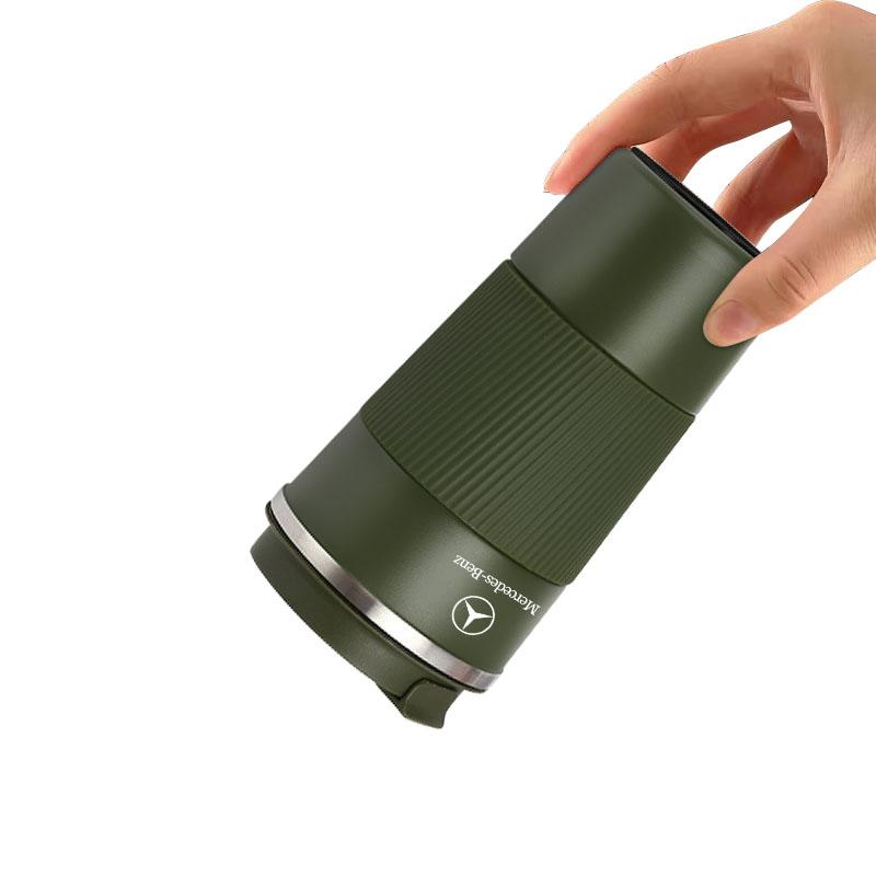 1Pcs Car Vacuum Flasks Coffee Cup Travel Portable Insulated Bottles For Mercedes-Benz AMG W213 W212 W220 W221 W222 W108 W126 W140 W168 W169 W176 W177