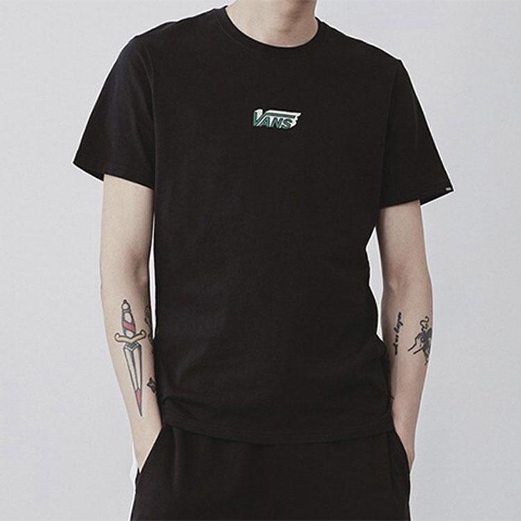 Vans Мужская футболка с коротким рукавом и логотипом Asian Artist Series, черные VN0A4P5HBLK
