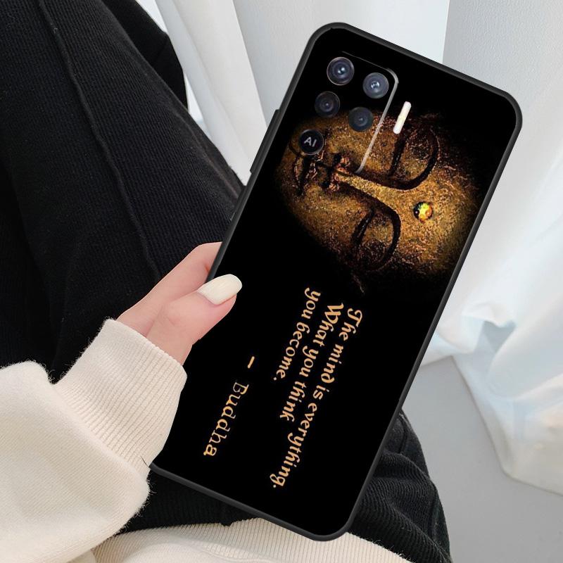 Gautama Buddha Case For Oppo A17 A57 A77 A40 A78 A54 A74 A94 A76 A16 A96 A18 A60 A80 A38 A58 A98 A15 A5 Pro