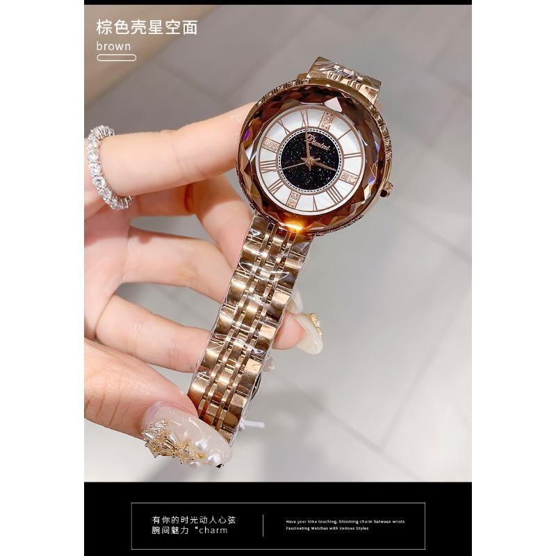 Женские часы со стальным ремешком, модная серия, китайский подарок на День святого Валентина, водонепроницаемые, легкие, роскошные женские кварцевые часы для женщин