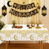 Скатерть для декора Рамадана EID Mubarak Декор для дома 2026 Ramadan Kareem Исламская Мусульманская Вечеринка Ид аль-Адха Подарки Счастливый Ид аль-Фитр