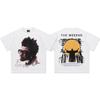 2026 Модная Хип-Хоп Рэп The Weeknd Короткий Рукав Оверсайз Футболка для Унисекс и Женщин Летом Трендовый Бренд Ретро Хлопковая Футболка