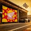 Мотоцикл Для HONDA Премиум Флаг 120г Полиэстер Экологически Чистая Печать Водонепроницаемый Износостойкий Декор для Домашней Вечеринки Баннер TV7