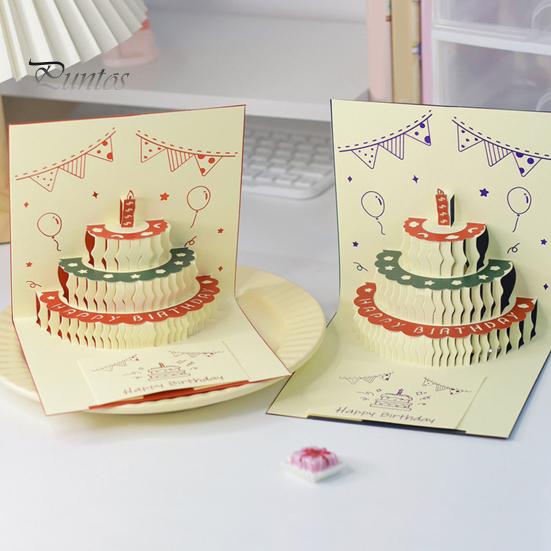 3D-открытка на день рождения, всплывающая поздравительная открытка с музыкальными огнями, открытка на день рождения с тортом для женщин, мужчин, детей, друзей