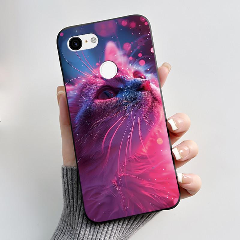 Милый Чехол Для Google Pixel 3/Pixel 3XL Печатный Корпус Funda Для Google Pixel 3A XL Coque Защитная Крышка Мягкий Силиконовый Кейс