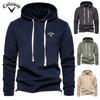Callaway Embroidered Men's and Women's Autumn New Couple Long Sleeved Hooded Sweatshirt Trend Versatile Fleece Warm Sweatshirt