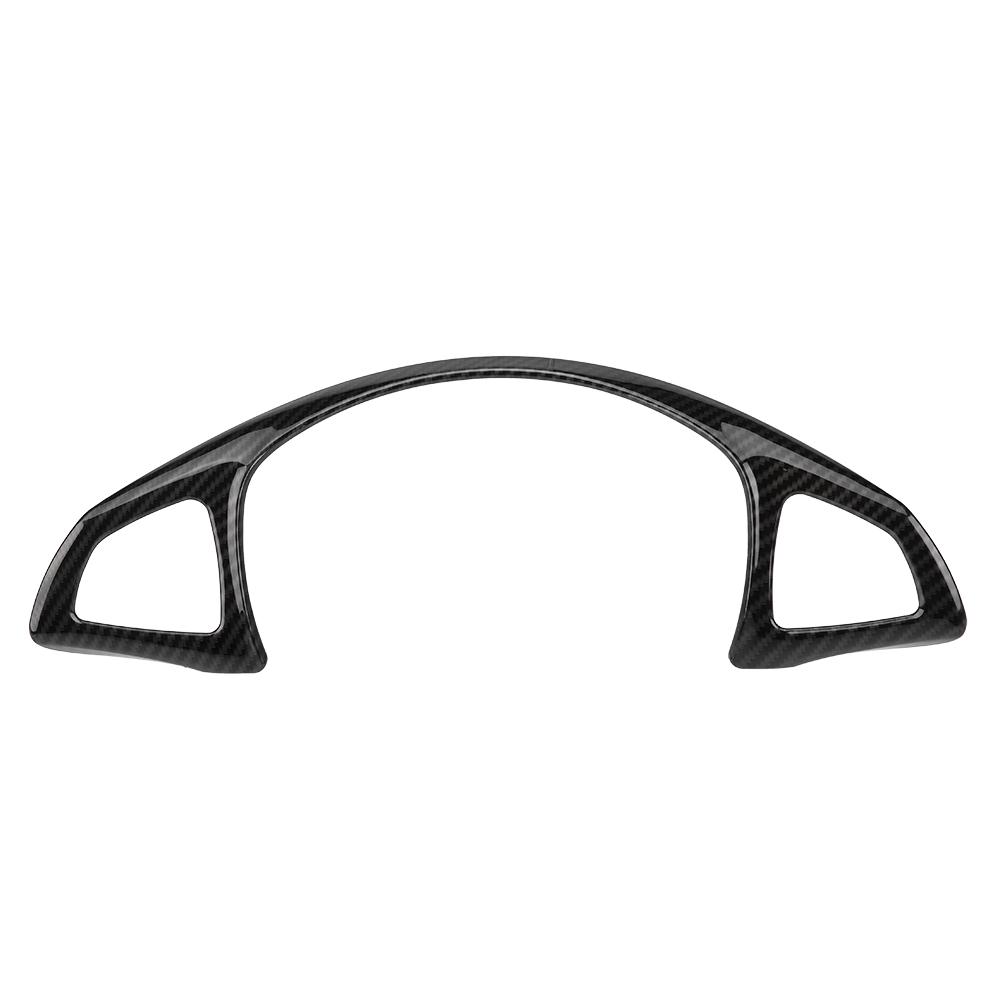 Carbon Fiber Style Steering Wheel Frame Trim for Mercedes Benz C E GLC Class W205 W213 X253