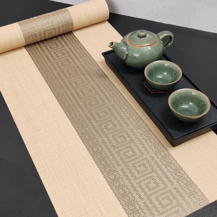 Zen Style Waterproof Table Runner & Tea Mat - Luxury Dining & Coffee Table Decor