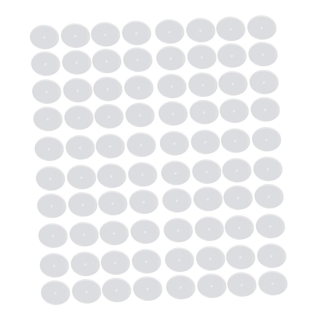 Pack of 100 Silicone Sturdy Irritation Discs for Ear Lobes And Stabilizing Earrings Comfortable and Flexible Designs