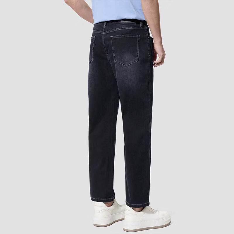 SEPTWOLVES Men's Lightweight Stretch Denim Cropped Pants