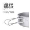 Titanium Camping Bowl Set Lightweight Portable Outdoor Cookware 1-3 Persons 500ml 600ml 700ml Pure Ti