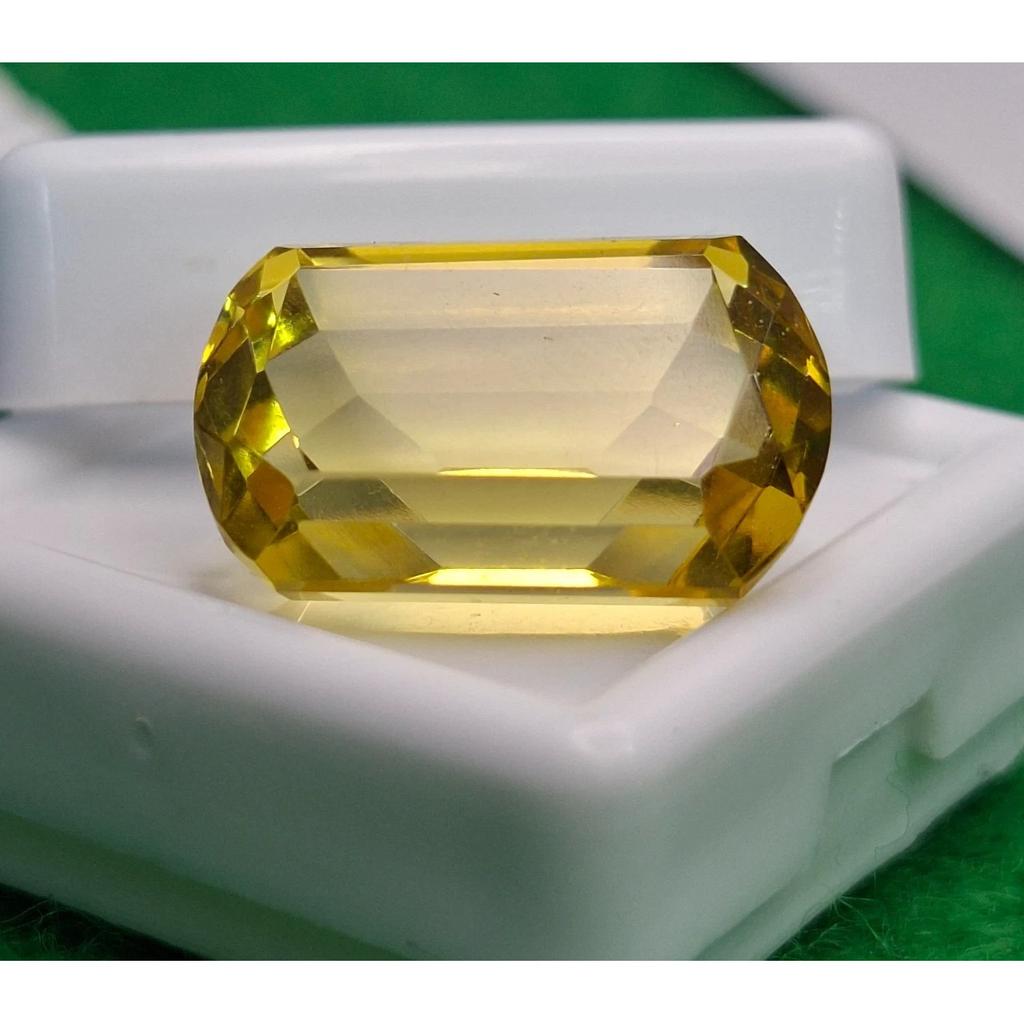 Yellow Sapphire Natural 13-15 Ct Fancy Cut Fabulous Certified Loose Gemstone