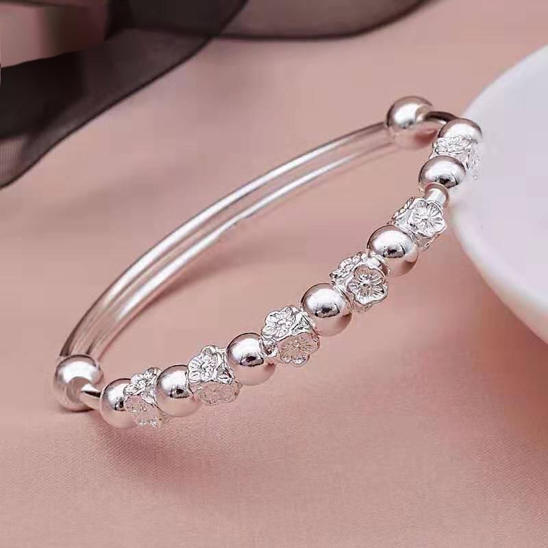 Zuyin 990 Plum Blossom Lucky Bead Модный браслет в стиле пуш-пул Подарки подруге Просто, модно и мило