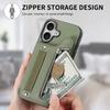 Кошелек-книжка с ремешком на запястье и держателем для карт Чехол для IPhone 16E 16 Plus 15 14 13 12 11 Pro Max X XS Кожаный чехол для телефона