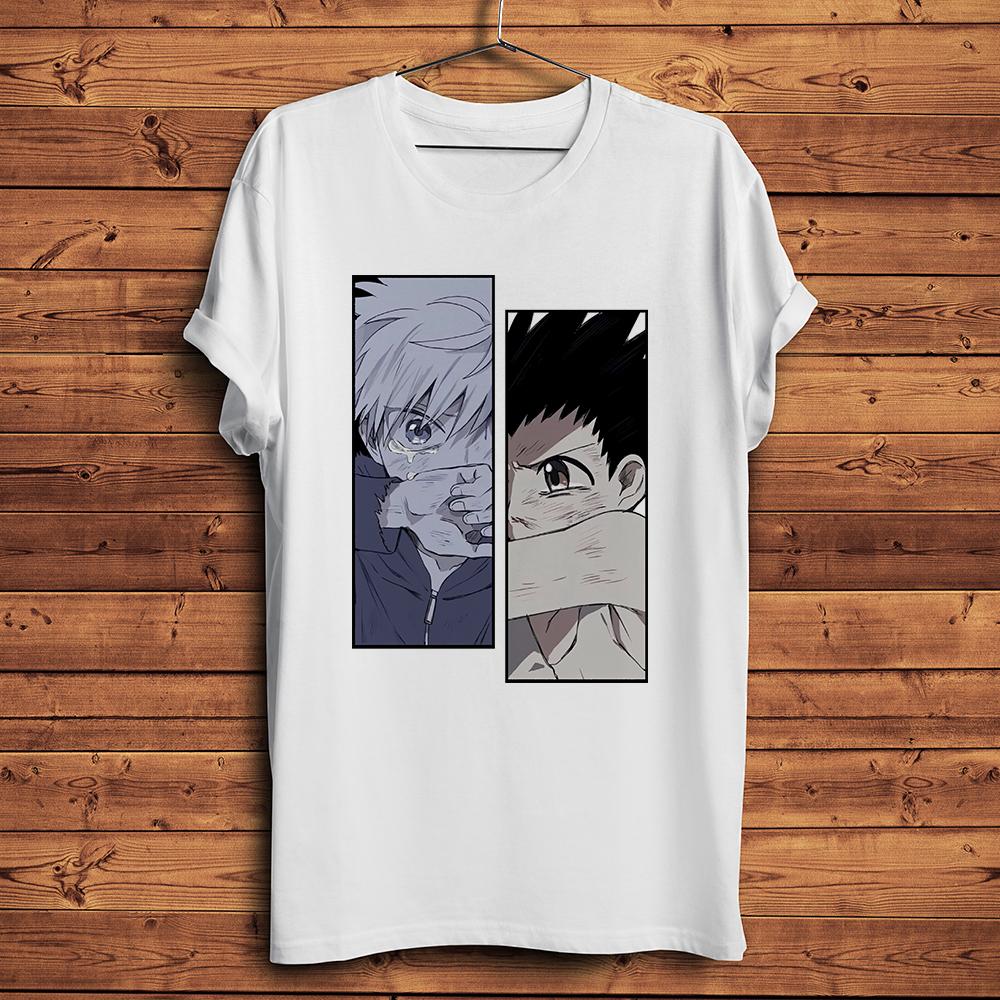Hunter x Gon И Killua HXH Смешная Унисекс футболка мужская с круглым вырезом с коротким рукавом Унисекс Уличная одежда футболка Унисекс дышащая футболка