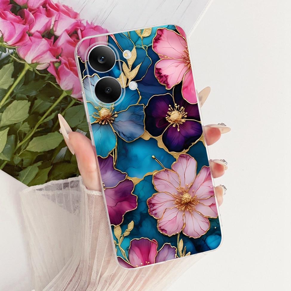 Чехол для Xiaomi Poco X8 Pro Max Чехол Прозрачный Модный Бабочка Милый Кот Крутой Расписной Мягкий Чехол для Телефона 2602BPC18G