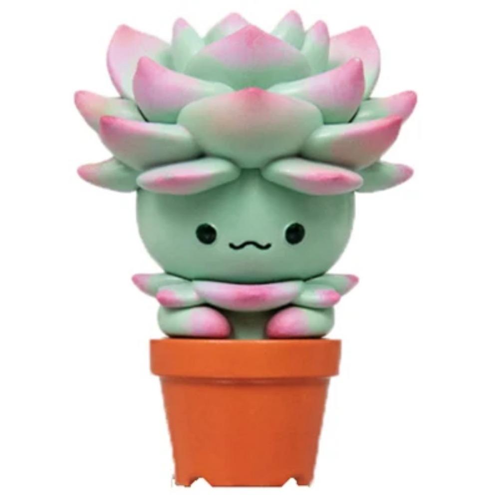 Gashapon Capsule Toys Succulents Evil Spirit Doll Green Potted Plant Action FIgures Model Toy Ornaments