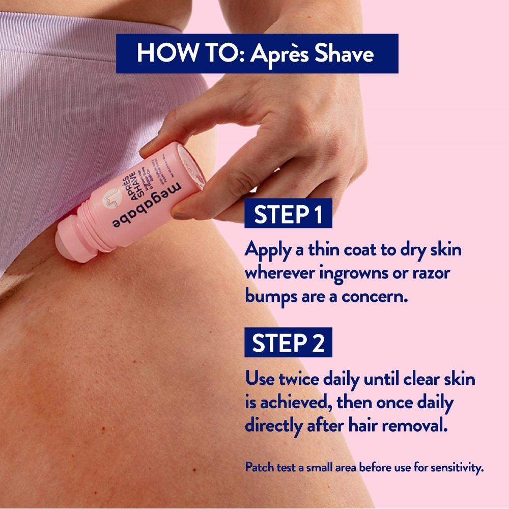 Megababe Apr S Shave   Ingrown Hair   Razor Bump Roll On 1.9 Oz