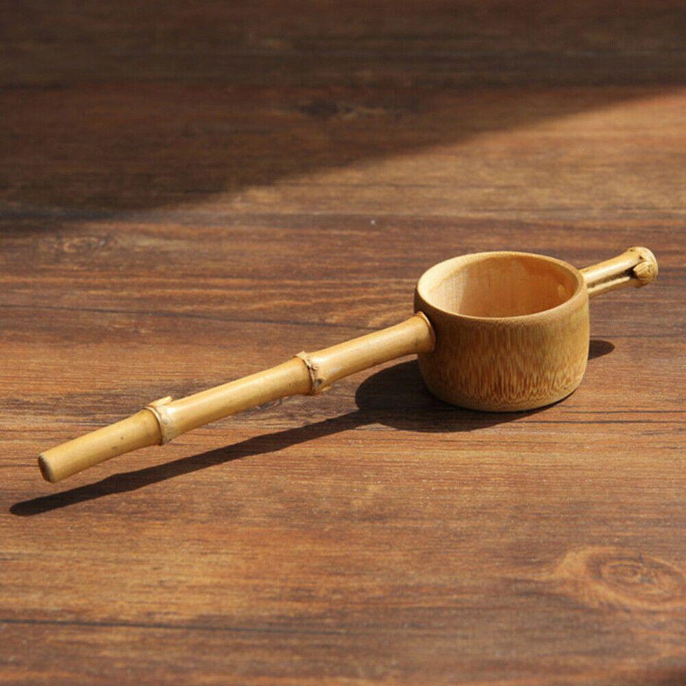 Artware Crafts Teahouse Home Accessories Long Handle Colander Infuser Bamboo Strainer Tea Filter