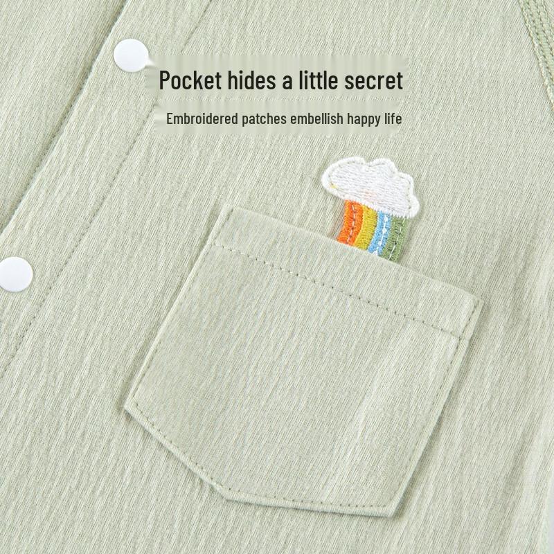 Tonglian Chuxin Bubble Cotton Baby Long-Sleeve Romper