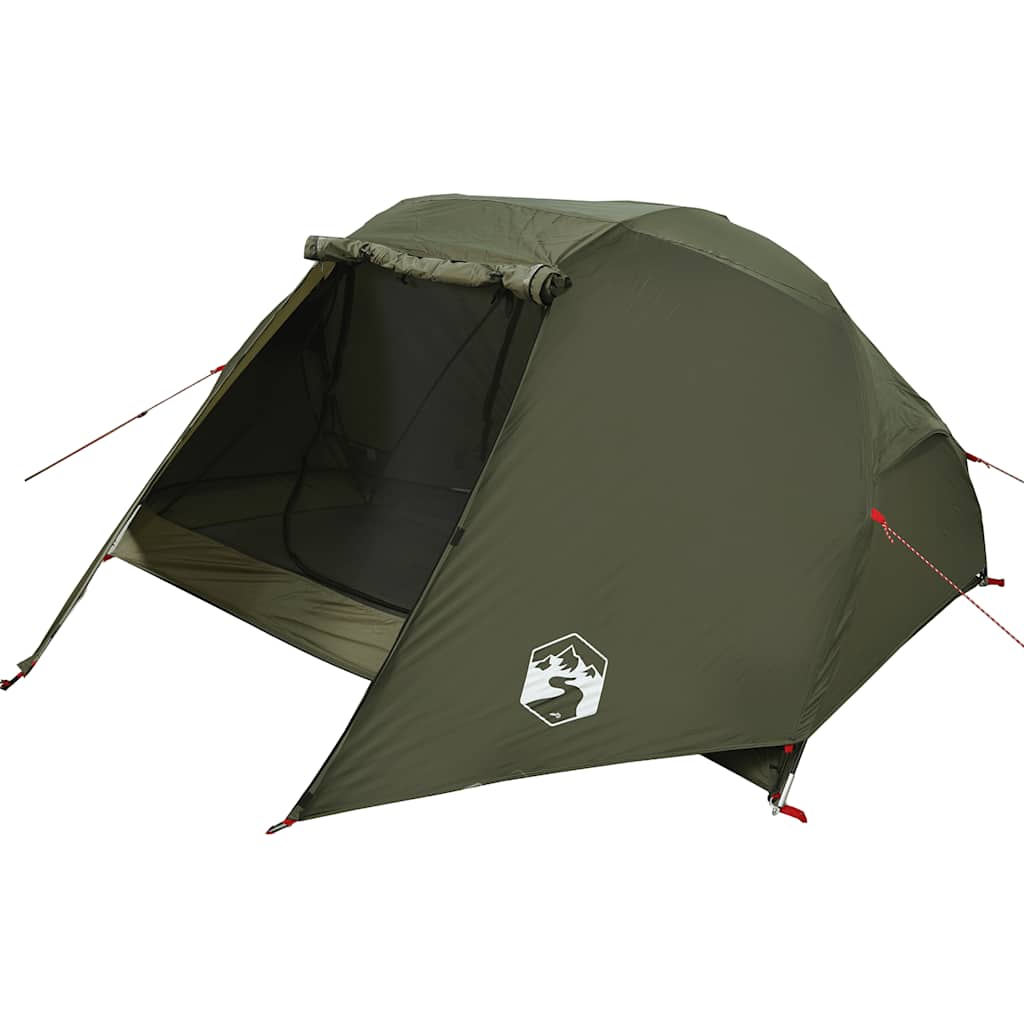 Fishing Tent for 5 Persons Olive Green Waterproof