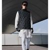Жилет Li Ning Fitness Series однотонный с воротником-стойкой, свободный, светоотражающий, мужской, черный AMRT049-3