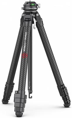Штатив Ulanzi ZERO F38 Carbon Travel Head Camera, легкий телескопический F38, быстрый башмак, совместимый с совместимым стандартным чехлом для хранения смартфона 38 мм