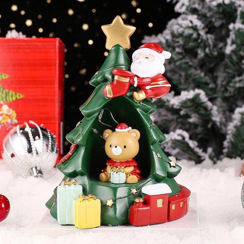 Рождественская звезда Ночник Мультяшный снеговик Полистоуновая фигурка Для детей Девочек