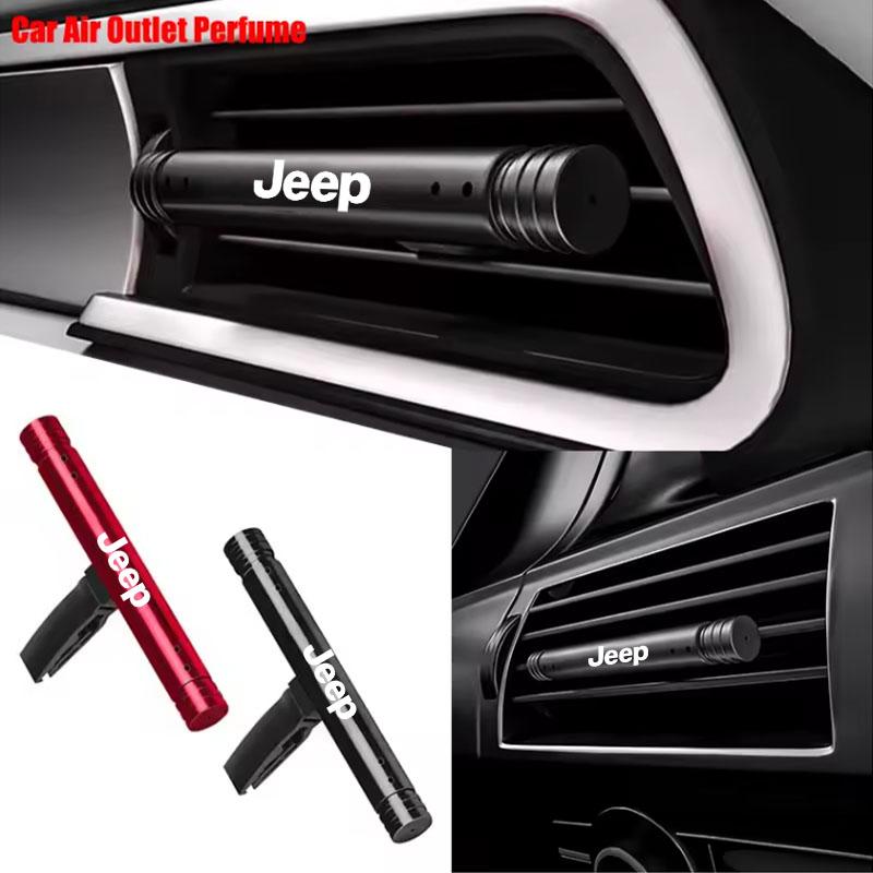 Car Aromatherapy Stick Metal Fragrance with Replacement Cores For Jeep Renegade Wrangler Cherokee Compass Patriot Accessories AJS1