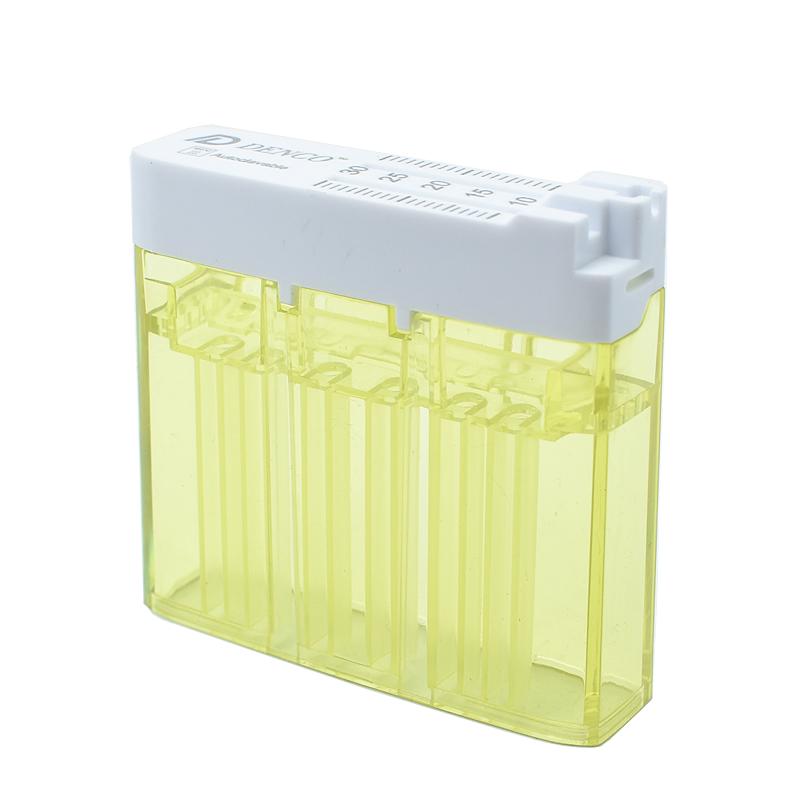 Стоматологическая пластиковая подставка Стоматологическая линейка Инструмент Автоклавируемые изделия Оборудование Мини измерительный блок Коробка