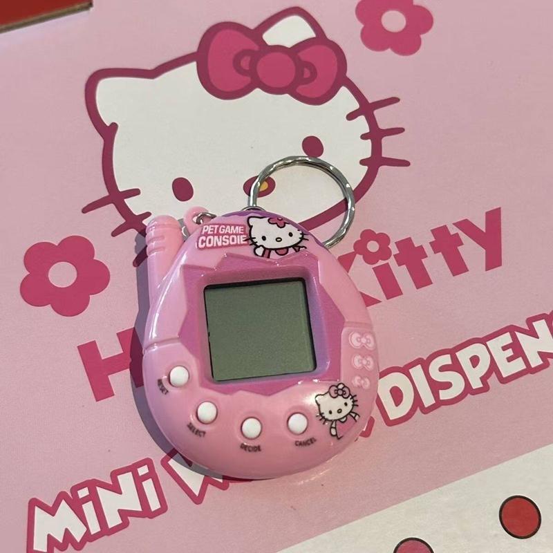 Hello Kitty Игровая консоль для питомцев Брелок-подвеска Шармы для рюкзака Брелок-подвеска Аксессуары Подарок на вечеринку Многофункциональный брелок