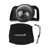 SHOOT XTGP559 Camera Dual Handle Dome Port Waterproof Case Camera Protective Case 45m Waterproof 180 Degrees Wide