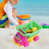 1 Set Sand Digging Tools Novel Creative Safe Multifunctional Fun Parent-child Interaction Bright Color Car Shape Beach Toys Gift