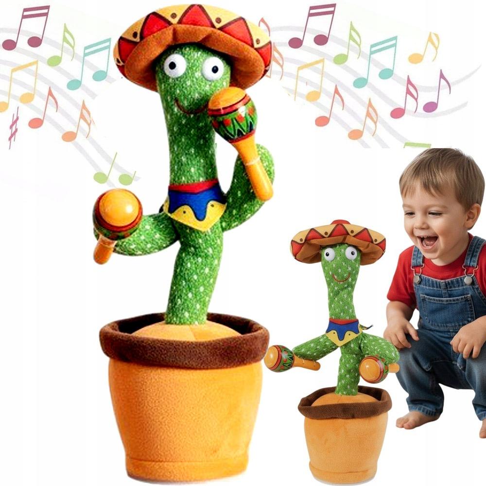 Dancing Cactus With Maracas Repeated Singing Toy For Children Xxl
