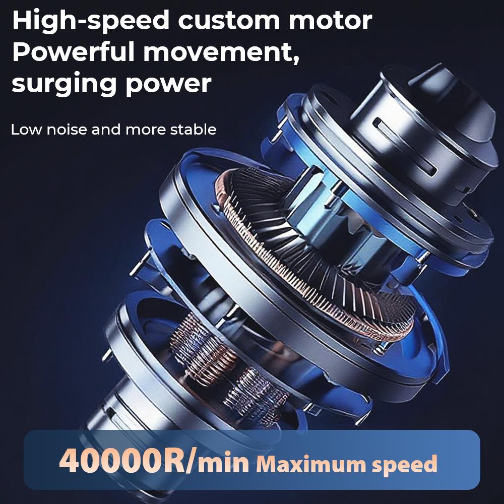 Powerful Air Blower Handheld Turbo Jet  Fan Max Thrust 450g for Cleaning Leaves Snow and Dust Compatible Fits For Makita Battery