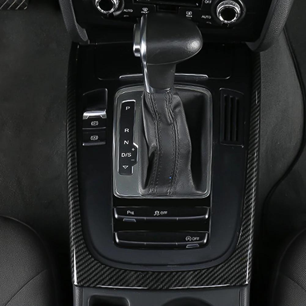 Центральная консоль рамка рычага переключения передач декоративная крышка отделка для A4 B8 A5 2009-2016 автомобильный стиль интерьер модифицированные автомобильные аксессуары