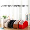 Remote Control Holder Organizer Controller Stand 5 Compartment Pu Leather Storage Box And Tv Stand Desk Storage Box