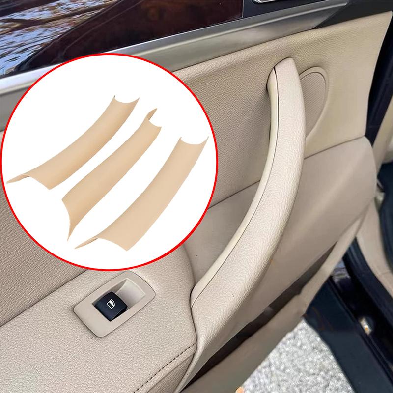 3 pcs Door Pull Handle Covers Interior Side Door Handle Cover For BMW X5 F15 M F85 2014-2018 X6 F16 M F86 2014- LHD Models