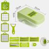 Replaceable 9 Blades Food Chopper Multifunctional Cheese Shredder Vegetable Slicer  Home Essentials