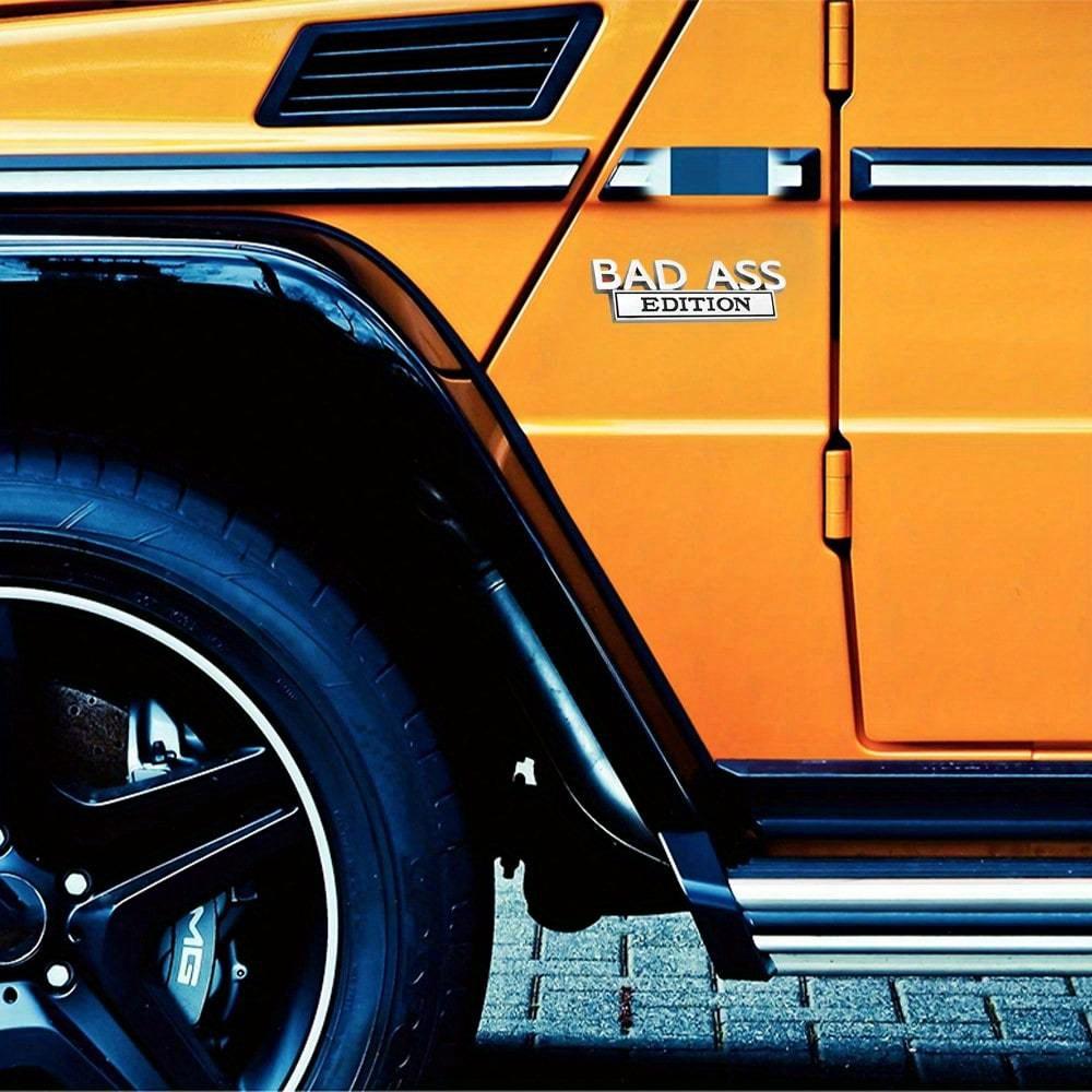 1PC Car 3D Emblem Sticker Badge Decal Auto Accessories for Tailgate Front Grille Hood Trunk Car Replacement Compatible with Motorcycle SUV Truck