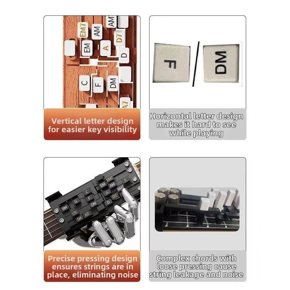 Portable Design Guitar Aid Chords Trainer Guitar Teaching Trainer  Music Education