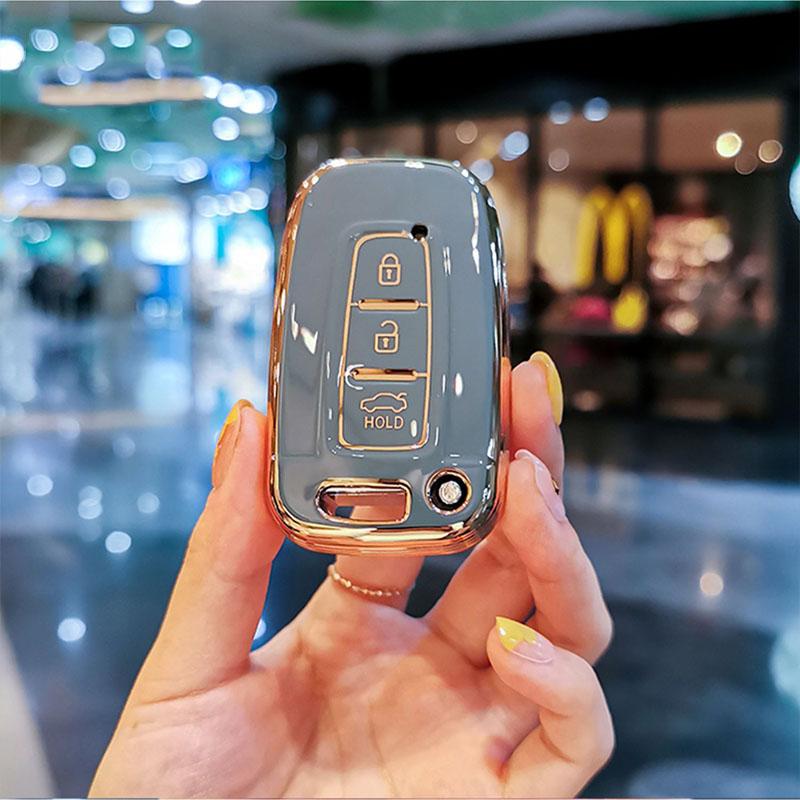 Чехол для смарт-ключа, брелок 3 4 кнопки для Hyundai IX35 Elantra Sonata 8 9 для Kia Sportage K5 K2 Sorento Optima Forte 2011-2016