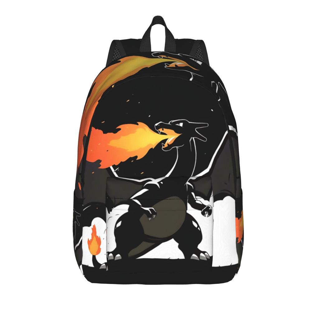 Модный рюкзак Покемон Чаризард Mochilas Классический для кемпинга Ретро Моющийся Rucksack
