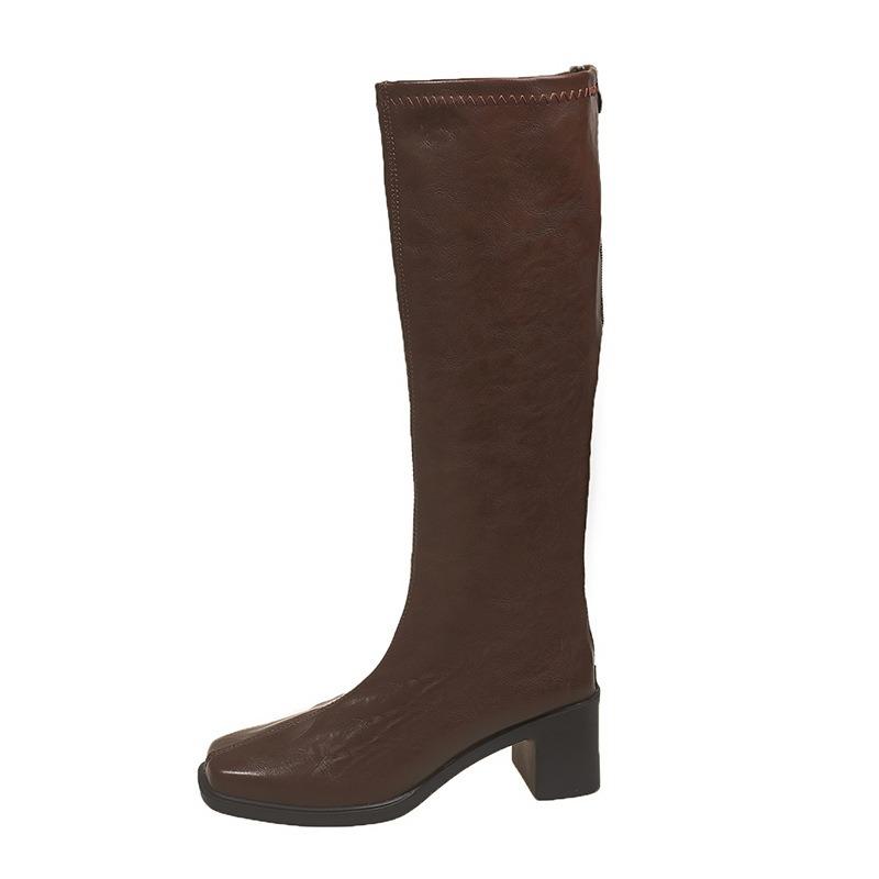Boots Women's Thick Heel High Heel Boots Women's New Summer Knight Boots Skinny High-end Boots