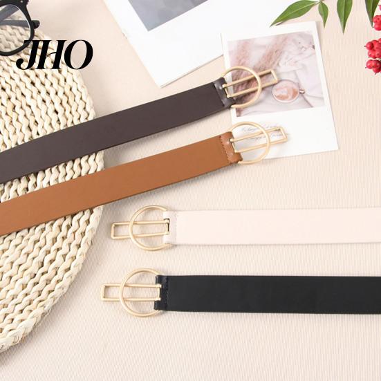 Comfortable Women Belt Imitation Leather Adjustable Waist Circumference Accessory Dress Shirt Coat Waistband Fashion Accessories Wear-resistant