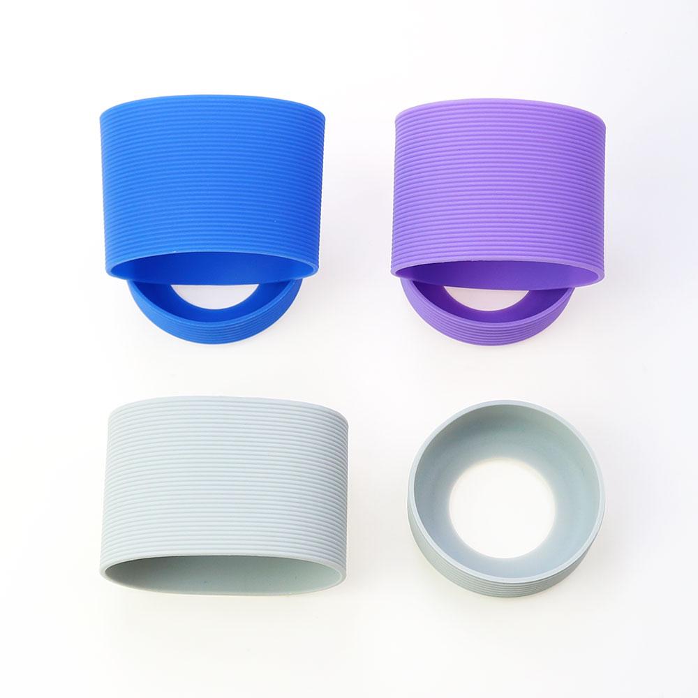 Silicone World 2 шт./комплект 8,5 см Силиконовая защитная крышка для дна стакана Подставка для стакана 85 мм Силиконовая крышка для стакана Стеклянная манжета для стакана Нескользящая