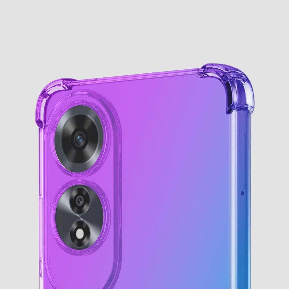 Oppo A60 Gradient Dropproof Case, Purple/Blue