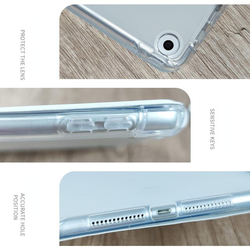 For Smart Case iPad Gen 9 10.2 New High Quality Cute Colorful Cartoon Pattern Tri-fold iPad Case Air 4 10.9 Pro12.9 Air 3 10.5 with Pencil Holder